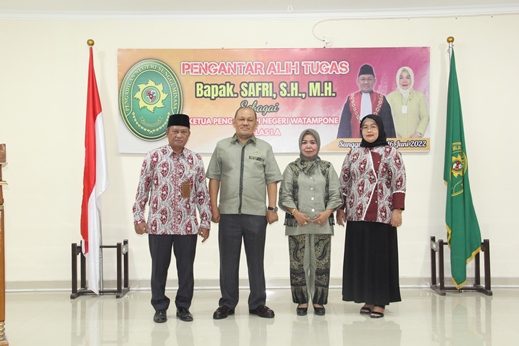 Pengantar Alih Tugas Wakil 2